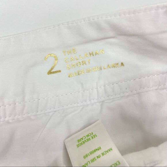 Lilly Pulitzer Callahan Jaquard 5” Shorts White Size 2 - Picture 7 of 13